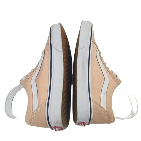 Vans Old Skool Shoe Sneakers Youth Girls Size 4.5 Honey Peach - Picture 6 of 10